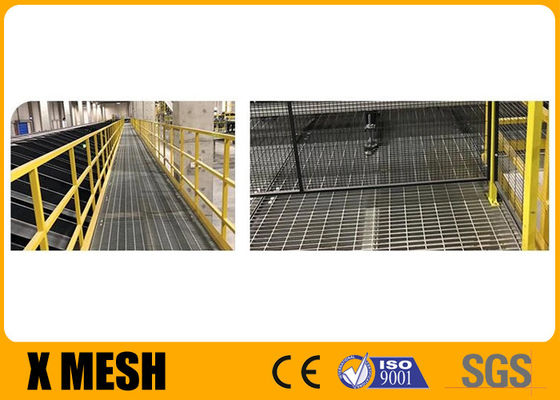 जस्ती I बार वेल्डेड स्टील झंझरी सीढ़ी कदम दीन 24531 मानक से मिलते हैं: