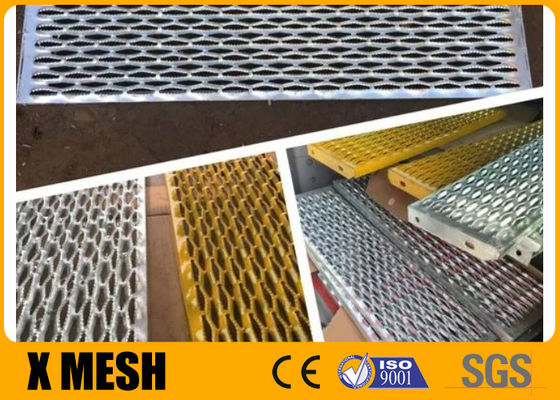 स्टेनलेस स्टील सीढ़ी जाल विरोधी पर्ची विस्तारित धातु बाड़ नि: शुल्क नमूना