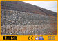 2x1x1m 80x100 वेल्डेड वायर मेष गेबियन हॉट डिप जस्ती दीवारों को बनाए रखने के लिए