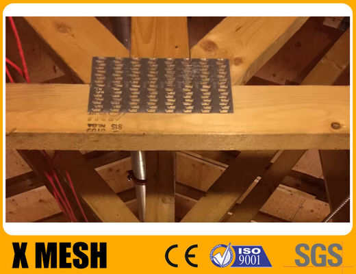 SGH340 2 इंच x 4 इंच Truss नाखून प्लेट Trusses के लिए जस्ती Z275 के साथ