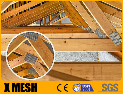 QJ1218B ASTM A 653 मानक G90 निर्माताओं के लिए 20 गेज के साथ लकड़ी कनेक्टर कील